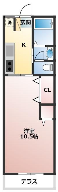 サニーハイツの間取り