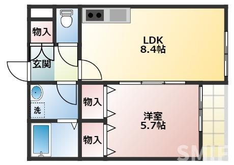 【間取り】 | 新築★ペット可★ディアコート曽根 