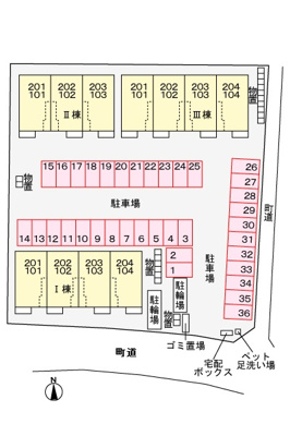 【区画図】 | レジデンスＭＯＧⅡ　Ａ