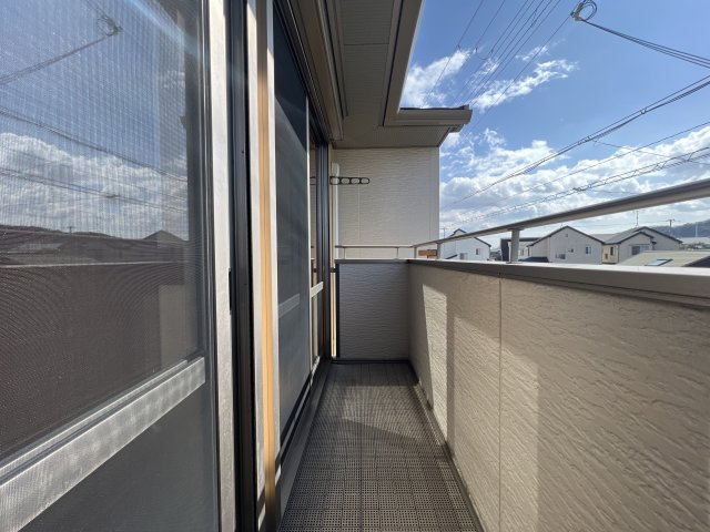 エクレールＣ棟のバルコニー