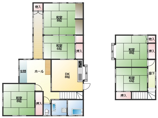 【間取り】 | 小針６住宅