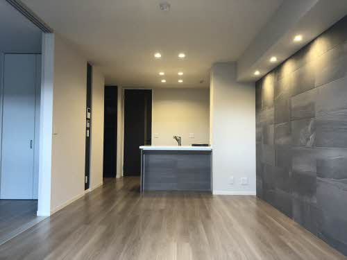 熊本市中央区水前寺４丁目のアパートの居間・リビング