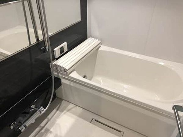 熊本市中央区水前寺４丁目のアパートの浴室