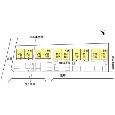 ガーデンプラザ新栄　E棟　　刈谷市近郊の賃貸はクラスホームの駐車場
