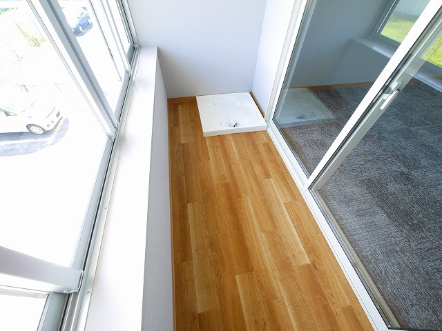 ニシダコーポ　西ノ京のバルコニー