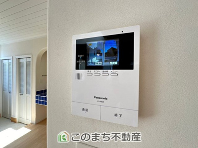 【設備】 | 宇都宮市針ヶ谷町Ⅰモデルハウス | ＴＶモニター付きインターホンで防犯面もしっかり安心♪

