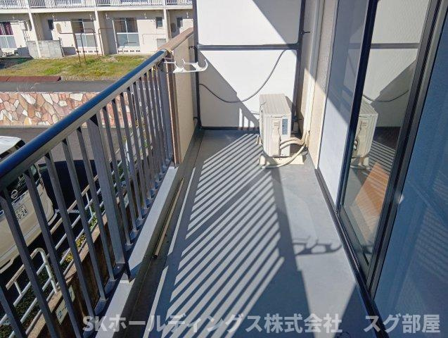 ライフステージ広瀬京田Ⅱのバルコニー