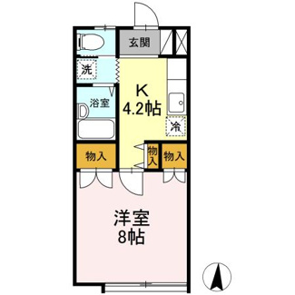 【間取り】 | コーポ504