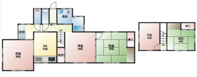 【間取り】 | 北区四方寄町 | ☆間取り図☆　※簡略図のため現況優先です