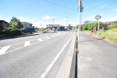 【前面道路含む現地写真】 | 曽於郡大崎町菱田(全2筆)　売地 | 南側