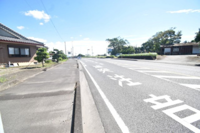 【前面道路含む現地写真】 | 曽於郡大崎町菱田(全2筆)　売地 | 南側