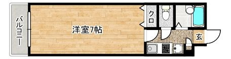 【間取り】 | K’S室見駅アヴェニュー | 現況優先。
