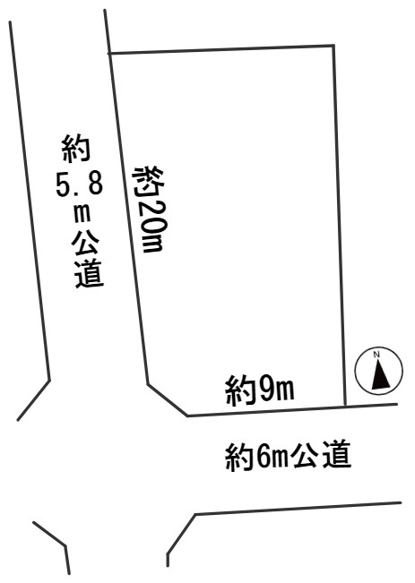 ６４１０２　瑞穂市馬場上光町2丁目土地の区画図