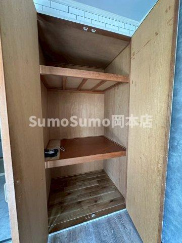 ドムールコスモス甲南町の収納|大きなスペースがあり、収納には困りません