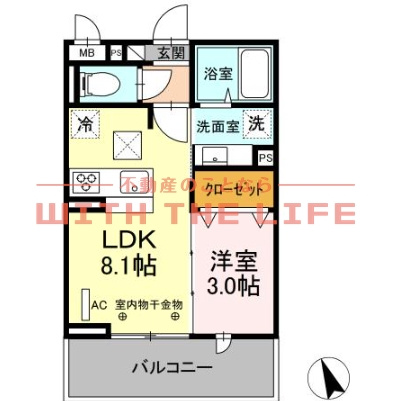 CASTILLO（カスティーヨ）【キャッシュバック】の間取り