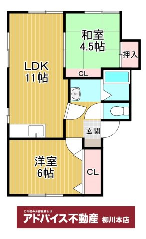 メゾンドシェルの間取り