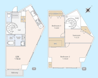 【間取り】 | シャトレー渋谷