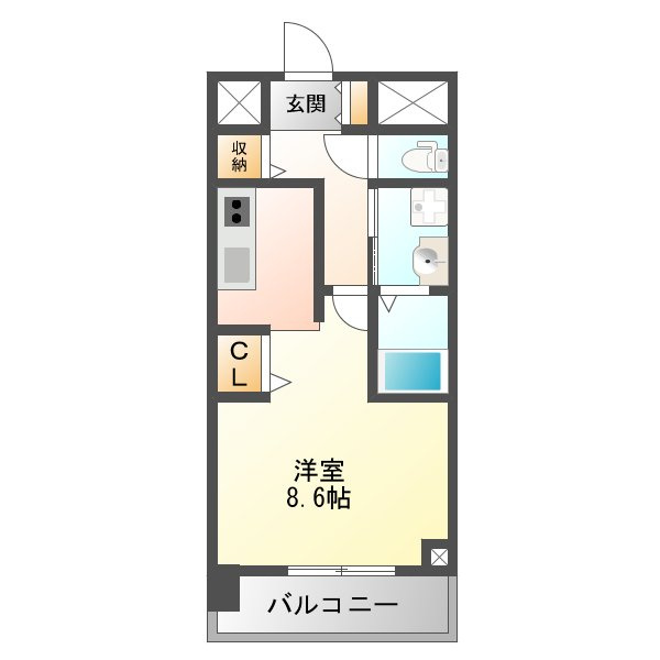 スプランディッドⅡの間取り