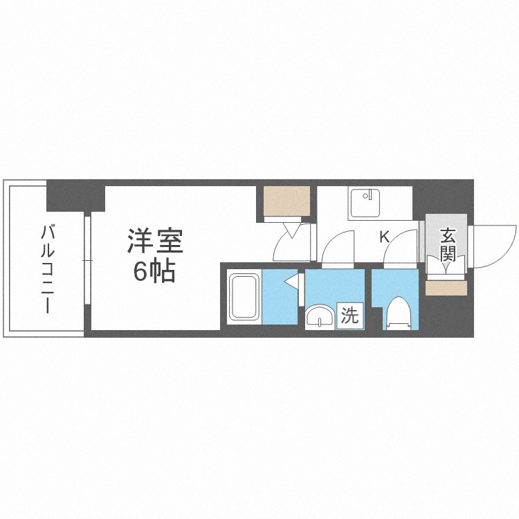 エスリードレジデンス梅田グランゲートの間取り