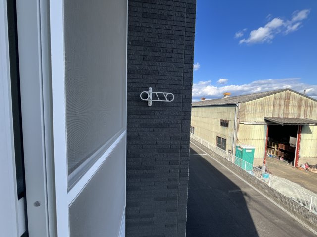 丸萬一番館のバルコニー