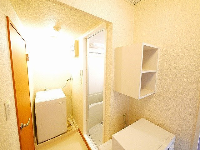 レオパレスアスカの洗面所|スペースが確保できる洗面所です