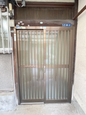 【玄関】 | 次屋2丁目26－3・7連棟平屋　東から２軒目