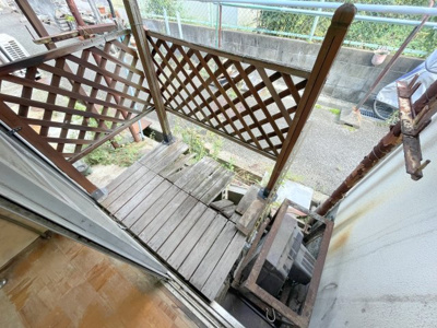 【その他】 | 次屋2丁目26－3・7連棟平屋　東から２軒目 | 南西・テラス