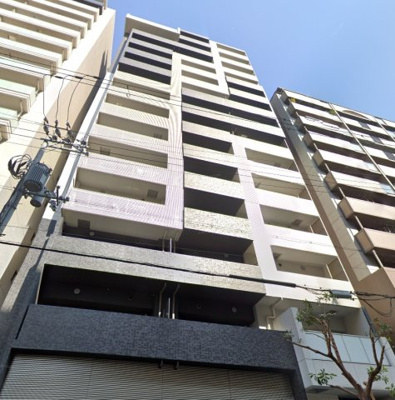 【外観】 | ローレルアイ堀江 | 6沿線3駅利用可能な立地！RC造14階建マンション、4階部分の南向き住戸です。