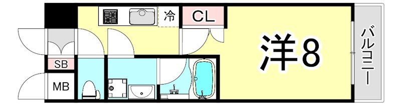 ブランシエスタ西宮の間取り