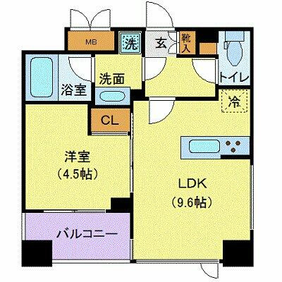 メゾンビスタ渋谷宇田川の間取り