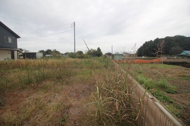 小山市間々田　区画2の外観|東側との境界部分（2024年11月撮影）