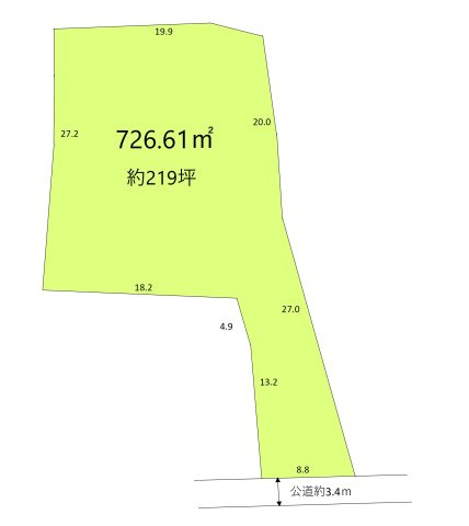 土地 狭山市柏原