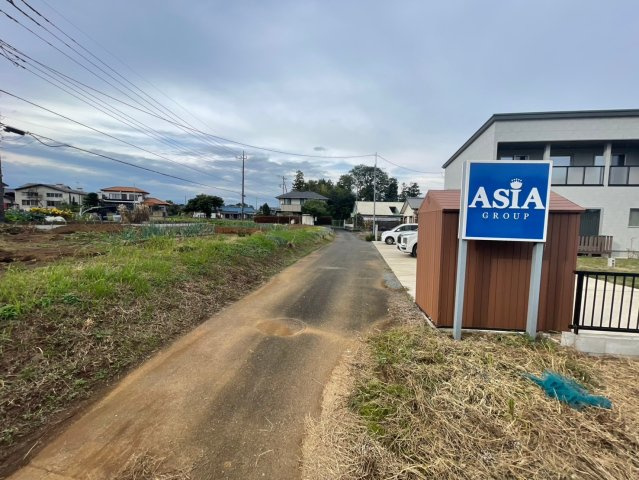 土地 狭山市柏原の前面道路含む現地写真|前面道路約3.4㎡