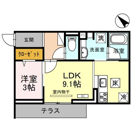D-Sereno東田町の間取り