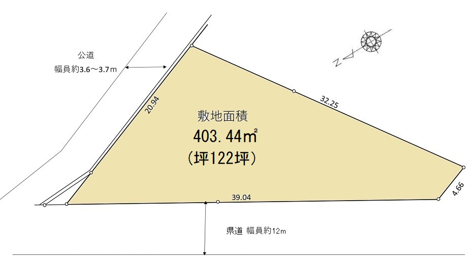 土地 狭山市柏原