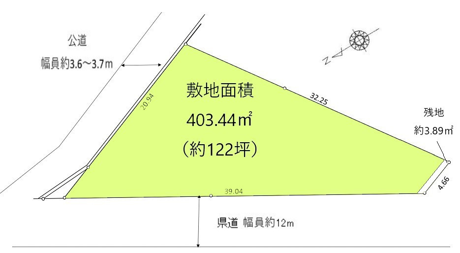 土地 狭山市柏原