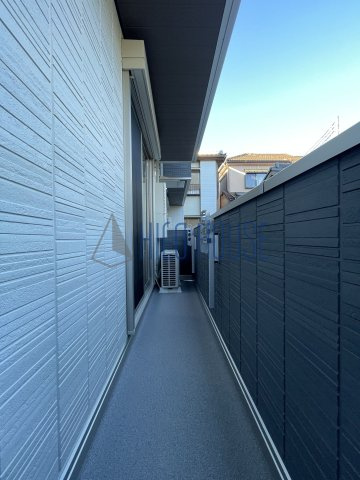 D-Sereno東田町のバルコニー