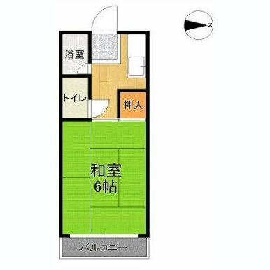 レジデンス中村Bの間取り