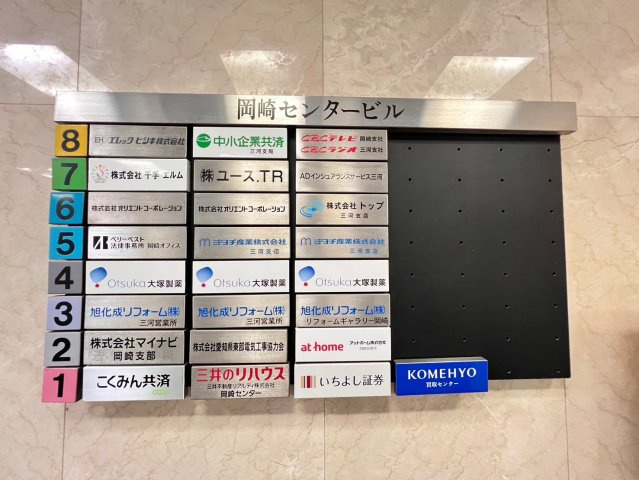 岡崎センタービルのその他共用部分