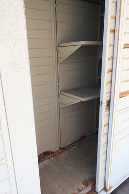 【収納】 | ベルセゾン新崎 | 外部物置の中です