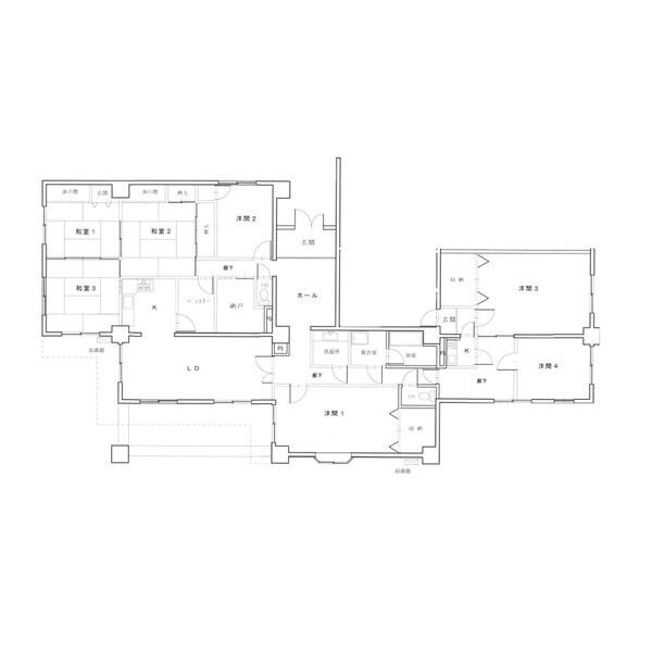 グリーン藤の間取り
