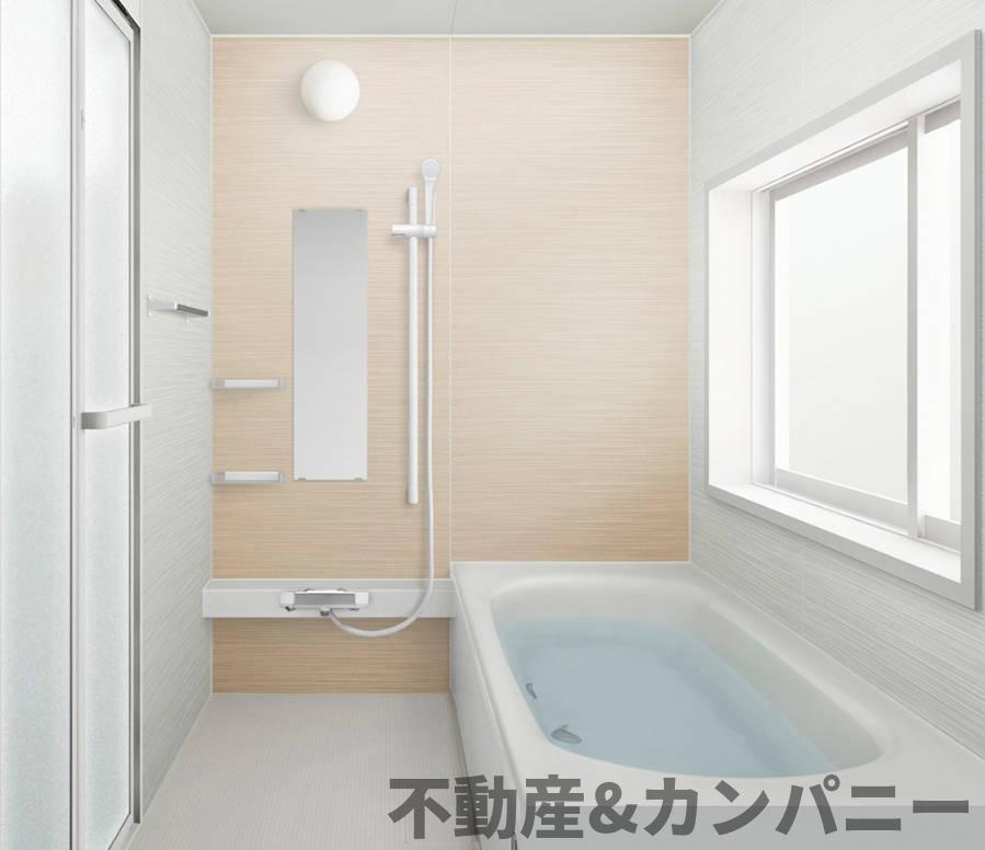 松前町北黒田中古戸建の浴室|落ち着いた空間のお風呂です