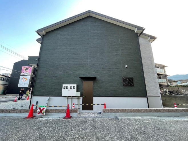 大津市松山町の店舗事務所の外観|外はこのようになっています