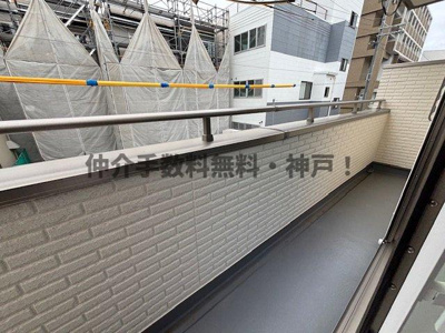 【バルコニー】 | 神戸市長田区松野通3丁目　新築戸建6号地　仲介手数料無料！ | バルコニー付きです