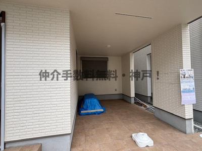 【駐車場】 | 神戸市長田区松野通3丁目　新築戸建6号地　仲介手数料無料！ | 駐車場です
