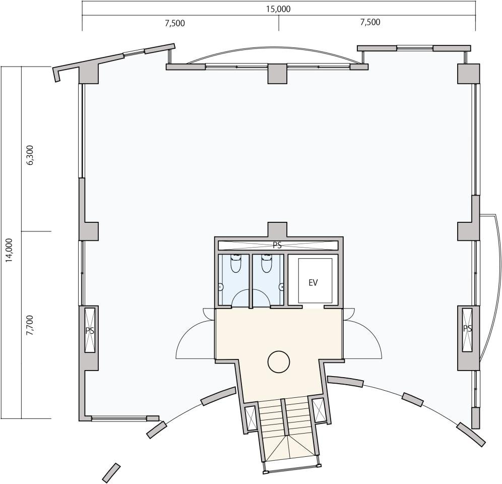 ハウズプラザ（医療棟）の間取り