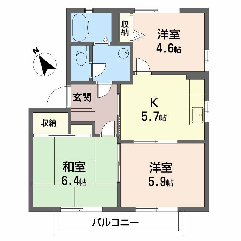 ロージーコートの間取り