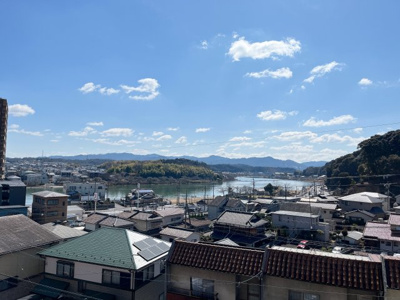 【展望】 | アーバンスカイハイツ石山寺　天然木フルリノベーション | 陽当たり通風良好♪瀬田川が臨めます♪