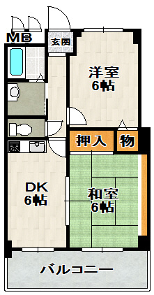 サン鹿塩の間取り