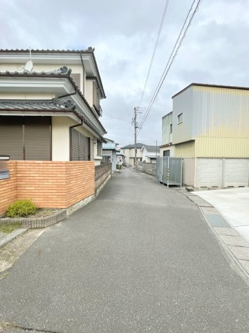 郡山市安積町笹川篠川　永盛小・安積中の前面道路含む現地写真